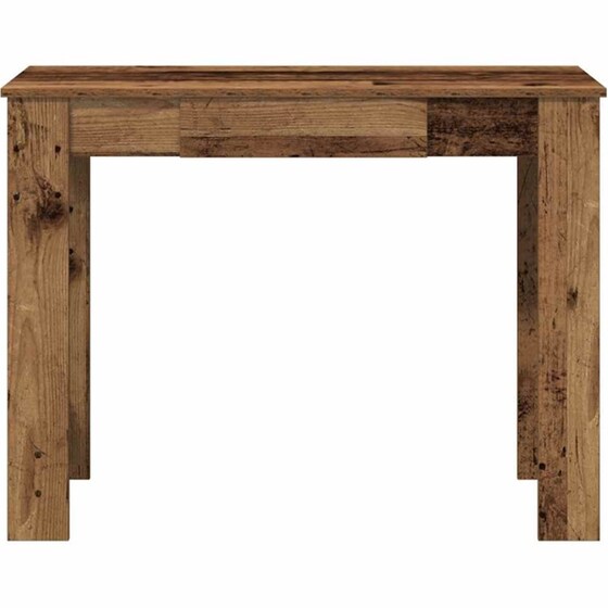 Γραφείο VidaXL από Επεξεργασμένο Ξύλο 100x45x75 cm - Παλιό Ξύλο image 3
