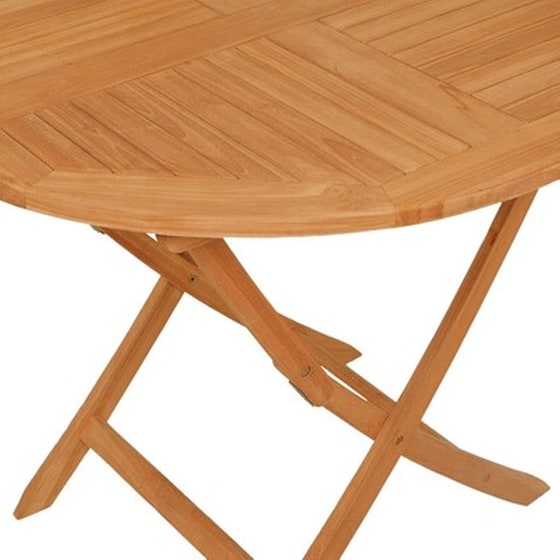 Vidaxl Σετ Τραπεζαρίας Κήπου 5 Τεμαχίων Από Μασίφ Ξύλο Teak image 4