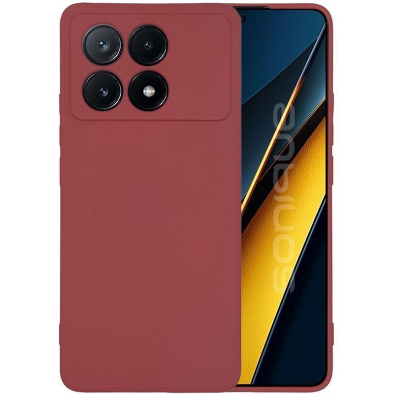 SONIQUE Θήκη Xiaomi Poco X6 Pro 5G - Sonique Σιλικόνης My Colors - Μπορντό Ανοιχτό