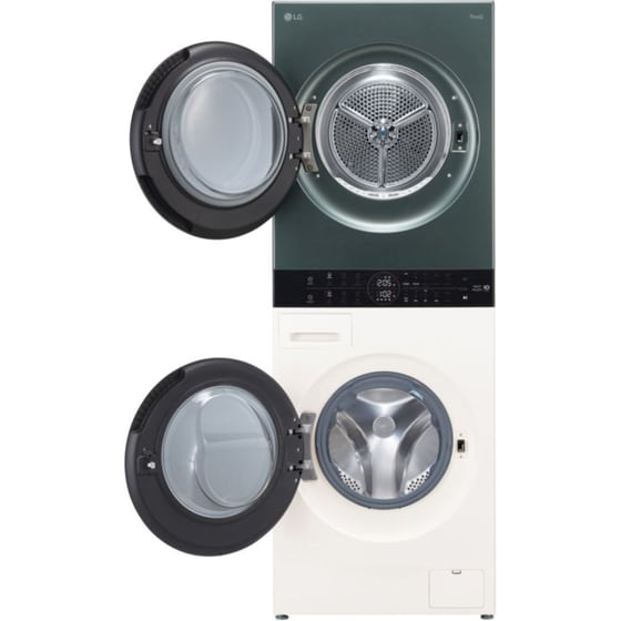LG WT1210EGF WashTower 12kg/10kg 1.400 Στροφές με WiFi Μπεζ/Πράσινο Πλυντήριο Στεγνωτήριο Ρούχων image 3