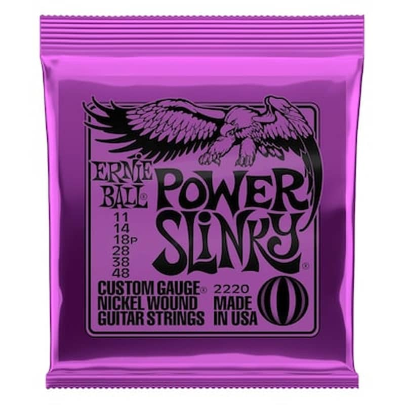 ERNIE BALL Σετ 6 Χορδές Ηλεκτρικής Κιθάρας Ernie Ball Power Slinky 011-048