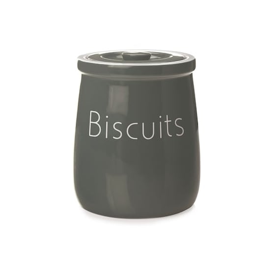 Δοχείο Αποθήκευσης Τροφίμων Maxwell William Biscuits Κεραμικό 2.45lt - Γκρι image 0