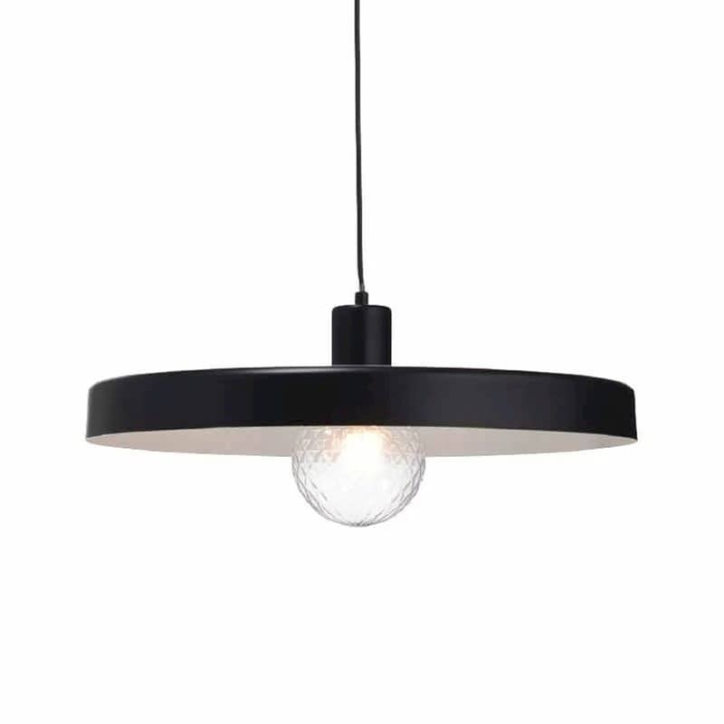 Φωτιστικό Οροφής Μονόφωτο Aca Domenica Od5392mbk Μεταλλικό - Μαύρο ACA DECOR