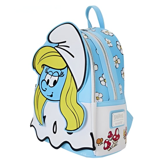 Σακίδιο Πλάτης Loungefly Smurfs Smurfette - Γαλάζιο/Λευκό image 1