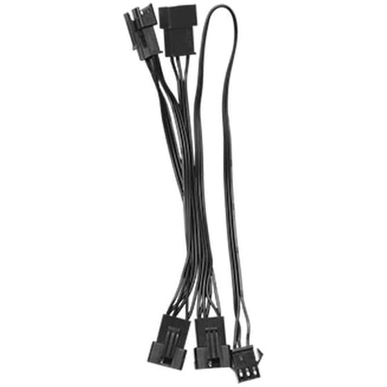 Σετ καλωδίων Lian Li ARGB με υποδοχές 3-pin RGB και 4-pin PWM (G89.12UF-EX.00) - Μαύρο image 5
