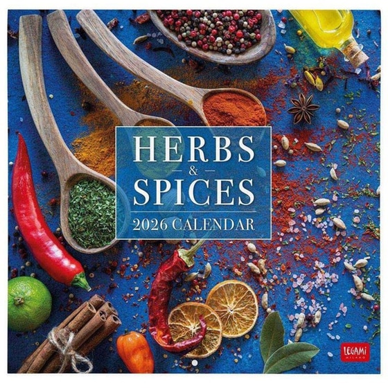 Ημερολόγιο Τοίχου Legami 2026 Herbs & Spices 30x29cm image 0