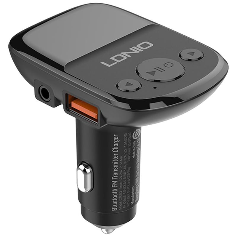 LDNIO FM transmitter Ldnio C706 με Micro-USB Καλώδιο - Μαύρο