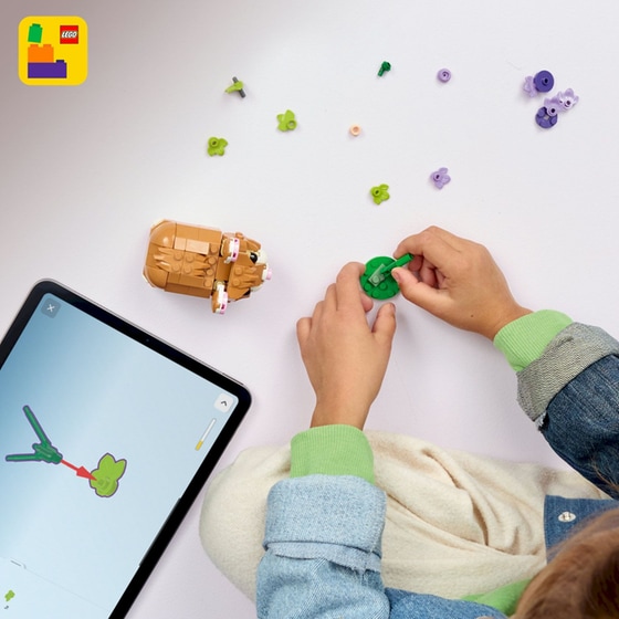 LEGO® Creator 3 σε 1 Χαριτωμένο Χάμστερ με Λουλούδι (31376) image 7