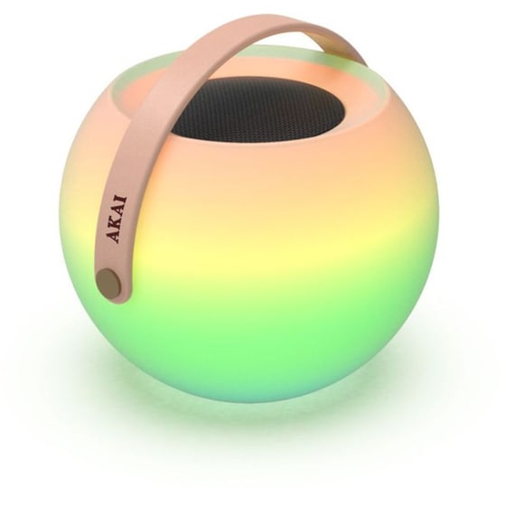 Φορητό Ηχείο Akai CS6 Shine 5W με Φωτισμό LED - Λευκό image 5