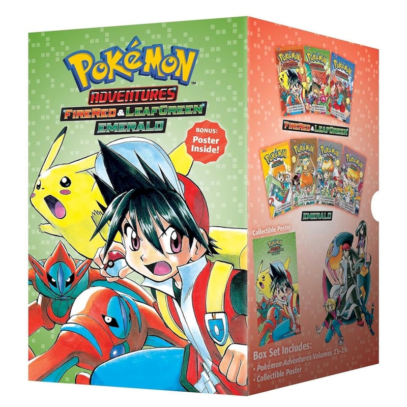 Pokémon Adventures Fire Red Leaf Green / Emerald Box Set
