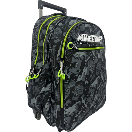 Τσάντα Τρόλεϋ Δημοτικού Gim Minecraft Camo Terra image 1