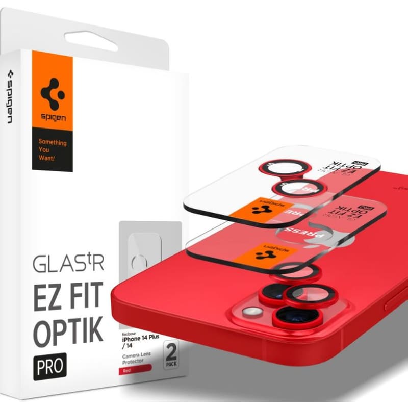 Προστατευτικό καμερών Apple iPhone 14 / 14 Plus - Spigen Glass Anti-Scratch 9h (2 Τεμάχια)