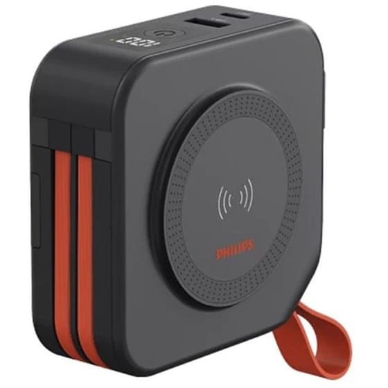 Powerbank Philips DLP1922 + Charger 10.000mAh - Μαύρο image 2