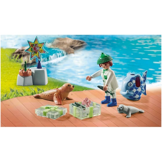 PLAYMOBIL® My Life Gift Set Πάρτυ στο ενυδρείο με τις φώκιες (71448) image 5