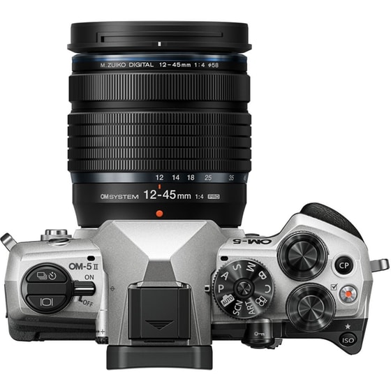 Φωτογραφική Μηχανή Mirrorless Olympus OM-5 Mark II & Φακός M.Zuiko Digital 12-45mm F4 PRO - Silver image 3