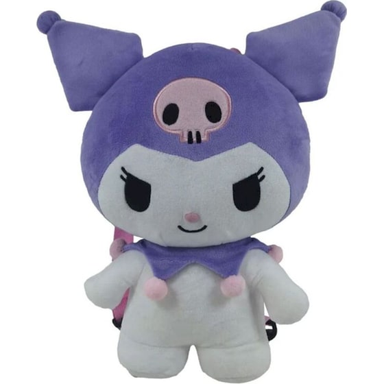 Λούτρινη Τσάντα Πλάτης Hello Kitty Kuromi (35cm) image 0