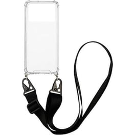 Θήκη Xiaomi Poco X4 Pro 5G - Sonique Armor Σιλικόνη Με Strap Μαύρο - Clear
