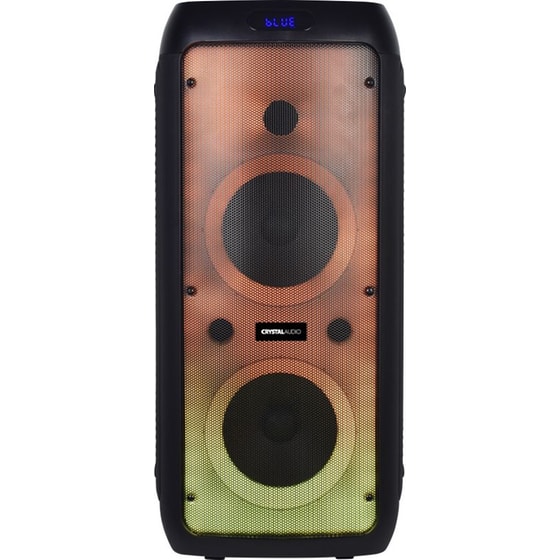 Party Speaker Crystal Audio PRT-16 TWS 120W Karaoke με Ασύρματo Μικρόφωνo - Μαύρο image 0