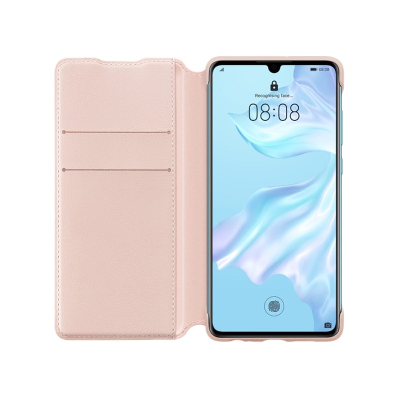 Θήκη Huawei P30 - Wallet Cover Ροζ