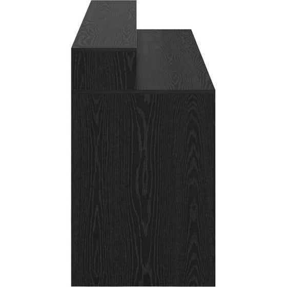 Γραφείο VidaXL από Επεξεργασμένο Ξύλο 200x55x91 cm - Μαύρη Δρυς image 6