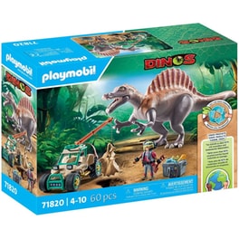 PLAYMOBIL® Επίθεση Σπινόσαυρου Στο Εξερευνητικό Όχημα (71820)