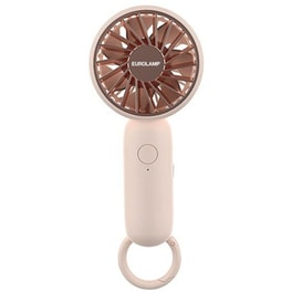 EUROLAMP 300-20545 Ανεμιστήρας Χειρός με USB Ροζ