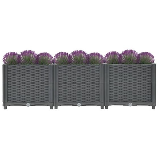 Vidaxl Ζαρντινιέρα 120 X 40 X 38 Εκ. Από Πολυπροπυλένιο image 4