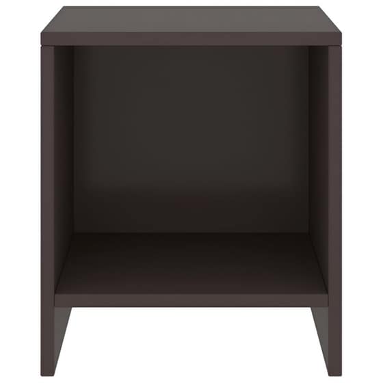 Κομοδίνο Vidaxl Από Μασίφ Ξύλο Πεύκου 2τμχ 35x30x40 cm - Σκούρο Καφέ image 2