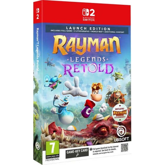 Rayman Legends Retold Launch Edition (Game Key Card) - Nintendo Switch 2 image 0