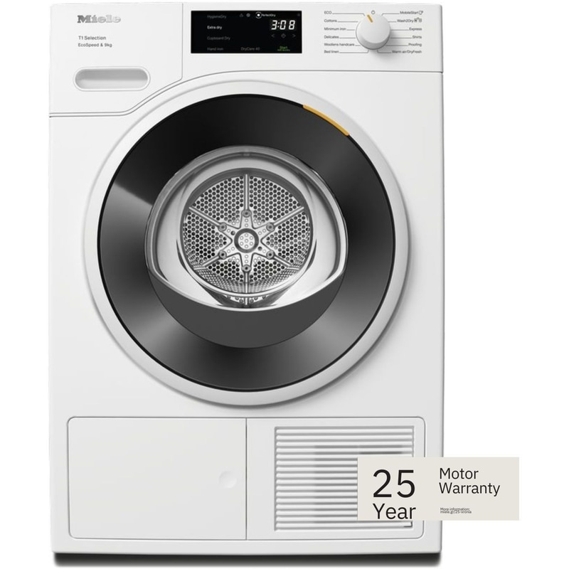 MIELE TSH783WP EcoSpeed 9 kg με Αντλία Θερμότητας Λευκό με WiFi Στεγνωτήριο Ρούχων