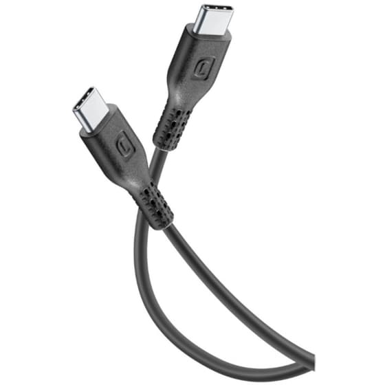 Καλώδιο δεδομένων Cellular Line Power Usb-C to Usb-C 1.2m - Black image 1
