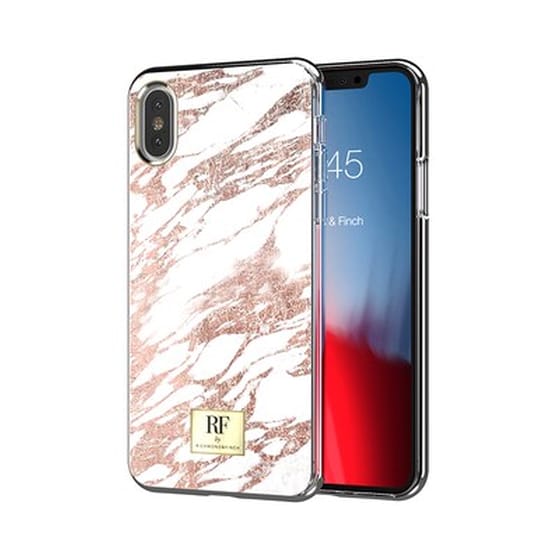 Θήκη Apple iPhone X/XS - Richmond & Finch Back Cover - Rose Gold Marble image 1