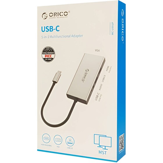 Docking Station Orico MC-U501P 5-Port USB 3.1 συμβατό με USB-C image 8