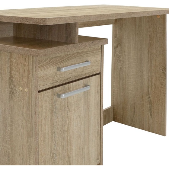 Γραφείο με Συρτάρια Pakoworld Looney από MDF 100x55x75 cm - Μπεζ image 4