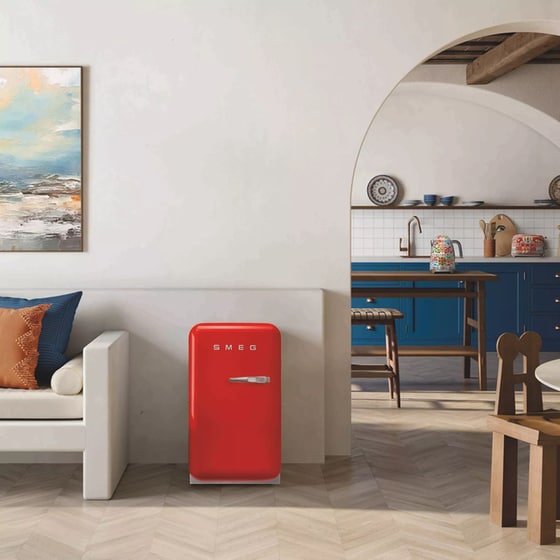 SΜΕG FAB5LRD6 34 Lt Κόκκινο Ψυγείο Mini Bar image 1