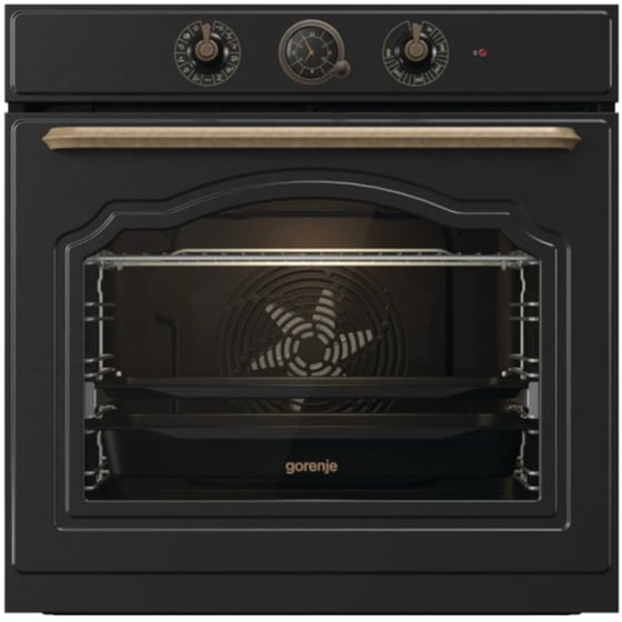 GORENJE BOS67372CLB 77 Lt Μαύρο Εντοιχιζόμενος Φούρνος Άνω Πάγκου image 1
