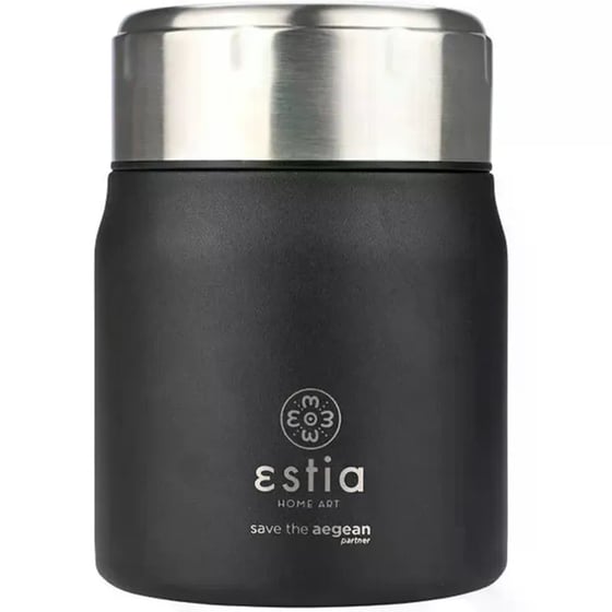 Θερμός Φαγητού Estia Midnight Black 500ml image 0