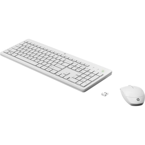 HP 3L1F0AA  Aσύρματο Σετ Πληκτρολόγιο & Ποντίκι - Λευκό image 1