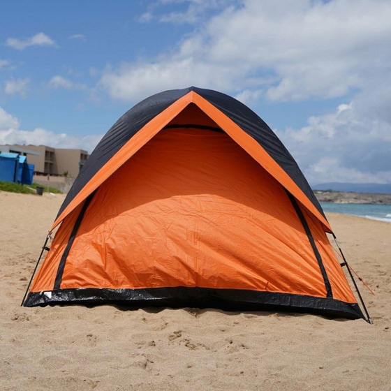 Σκηνή Igloo Escape Track V για 5 Άτομα για 5 Άτομα 3 εποχών 1500mm - Πορτοκαλί image 8