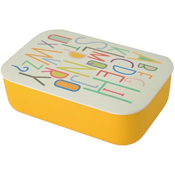 Φαγητοδοχείο Chic Mic ABC Πλαστικό 17x12x5cm Κίτρινο image 0