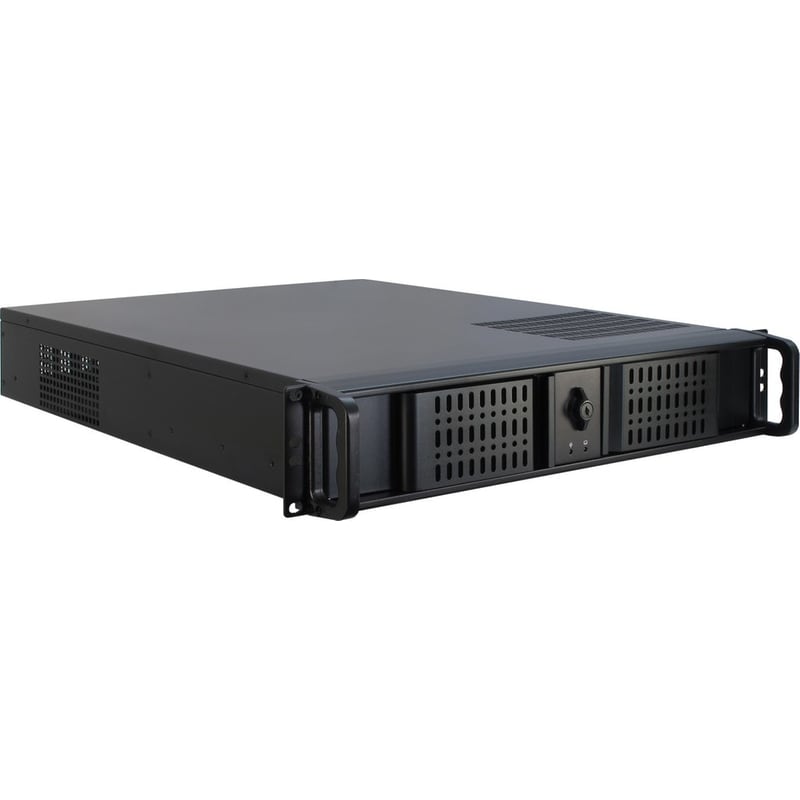 Κουτί Desktop Inter-tech Ipc 2u-2098-sl Rack Μαύρο