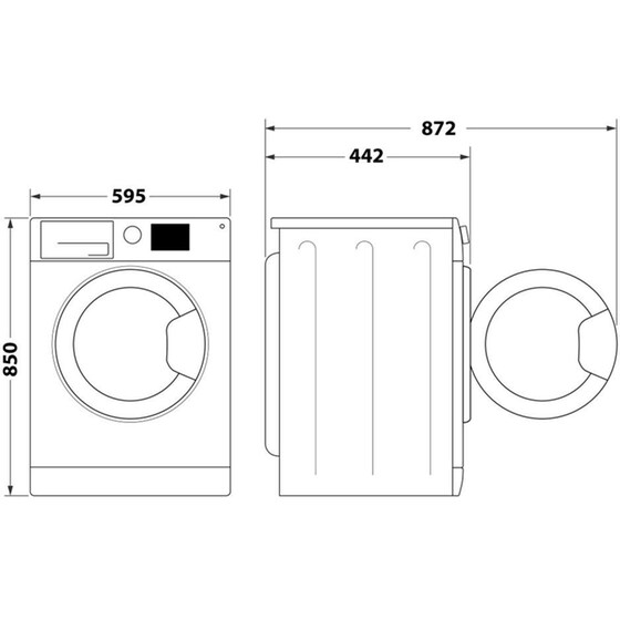 WHIRLPOOL WRSB 7259 D EU SLIM 7 kg 1.200 Στροφές Λευκό Πλυντήριο Ρούχων image 13