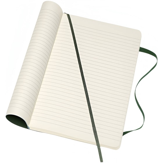 Σημειωματάριο Moleskine Ριγέ Cahier Myrtle Green Large (3 Τεμάχια) image 3