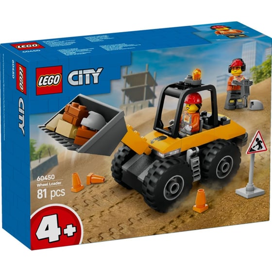LEGO® City Yellow Construction Wheel Loader (60450) image 0