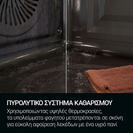 AEG TX7PB63FSB Pizza Expert 72 Lt Μαύρος Εντοιχιζόμενος Φούρνος Άνω Πάγκου image 6