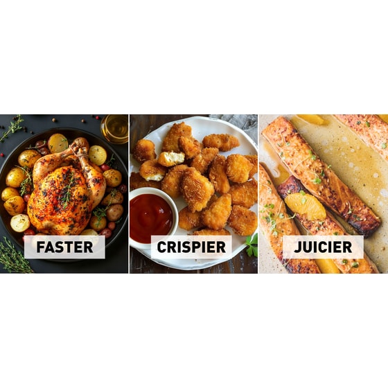 TEFAL EY8328E0 INFRARED με Αποσπώμενο Κάδο 2000 W 7 L Μαύρο Φριτέζα Αέρος image 10