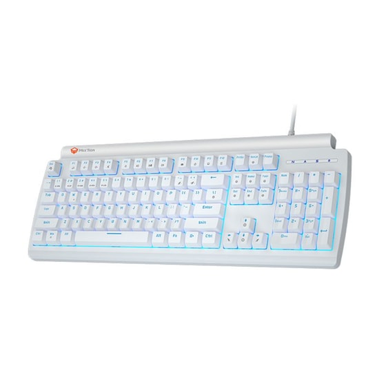 Meetion Mk600rd Gaming Μηχανικό Ενσύρματο Πληκτρολόγιο Λευκό (US) image 3