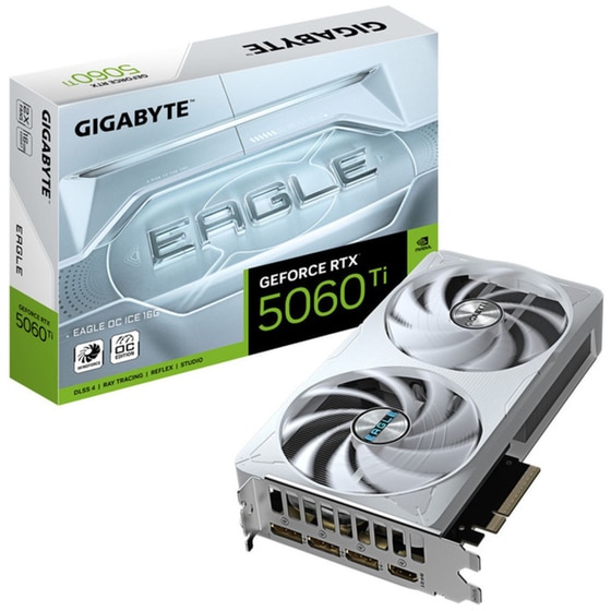 Κάρτα Γραφικών Gigabyte GeForce RTX 5060 Ti Eeagle ICE 16GB OC image 0