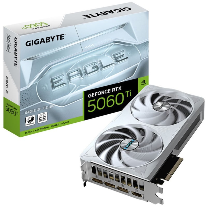 Κάρτα Γραφικών Gigabyte GeForce RTX 5060 Ti Eeagle ICE 16GB OC