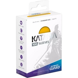 Ultimate Guard Katana Card Sleeves Standard Size Yellow (100 Sleeves)